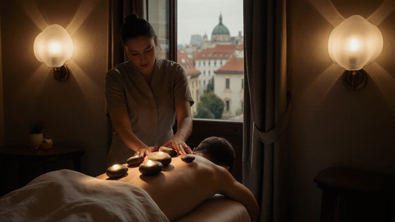 Masáž lávovými kameny v Praze - co očekávat a kde najít nejlepší wellness