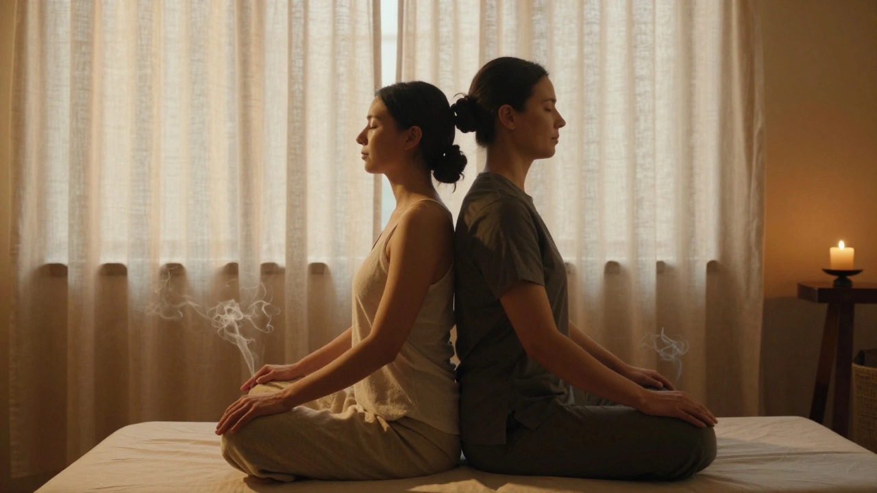 Dechové techniky v tantrické masáži: jak synchronizace dechu mění původní zkušenost