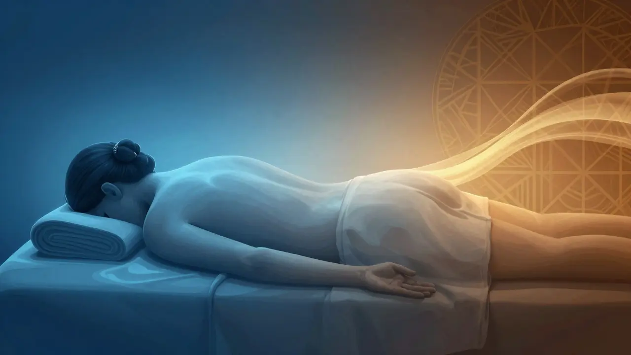 Konceptuální srovnání fyzické relaxace a duchovního zážitku